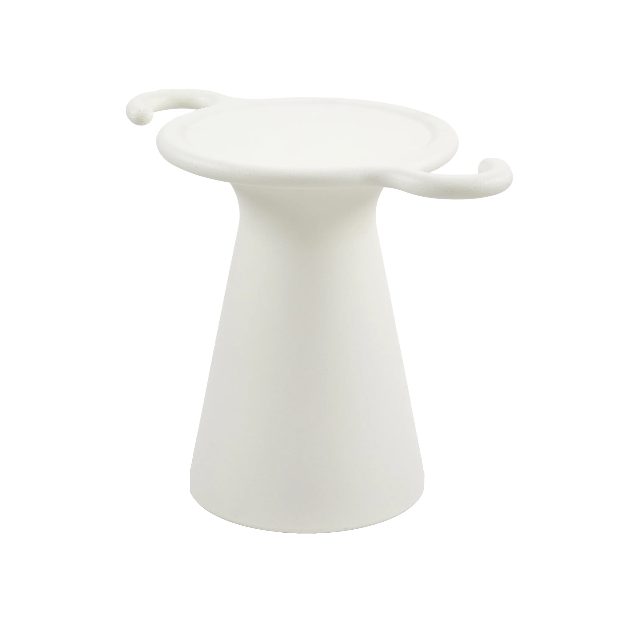 SOS Side Table & Stool from Heller - White