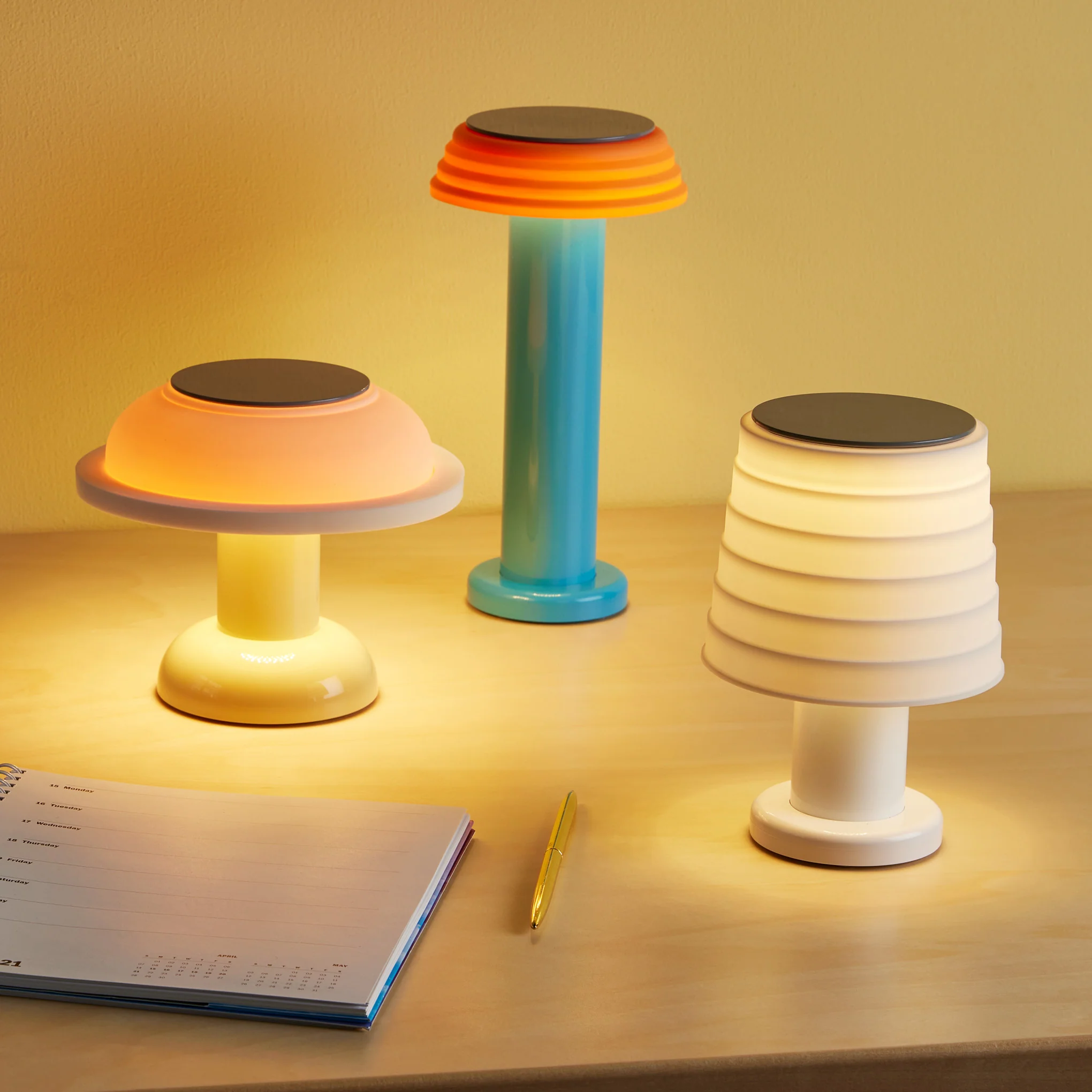 SOWDEN PL1 Portable Lamp - Blue/ Orange - Image 6