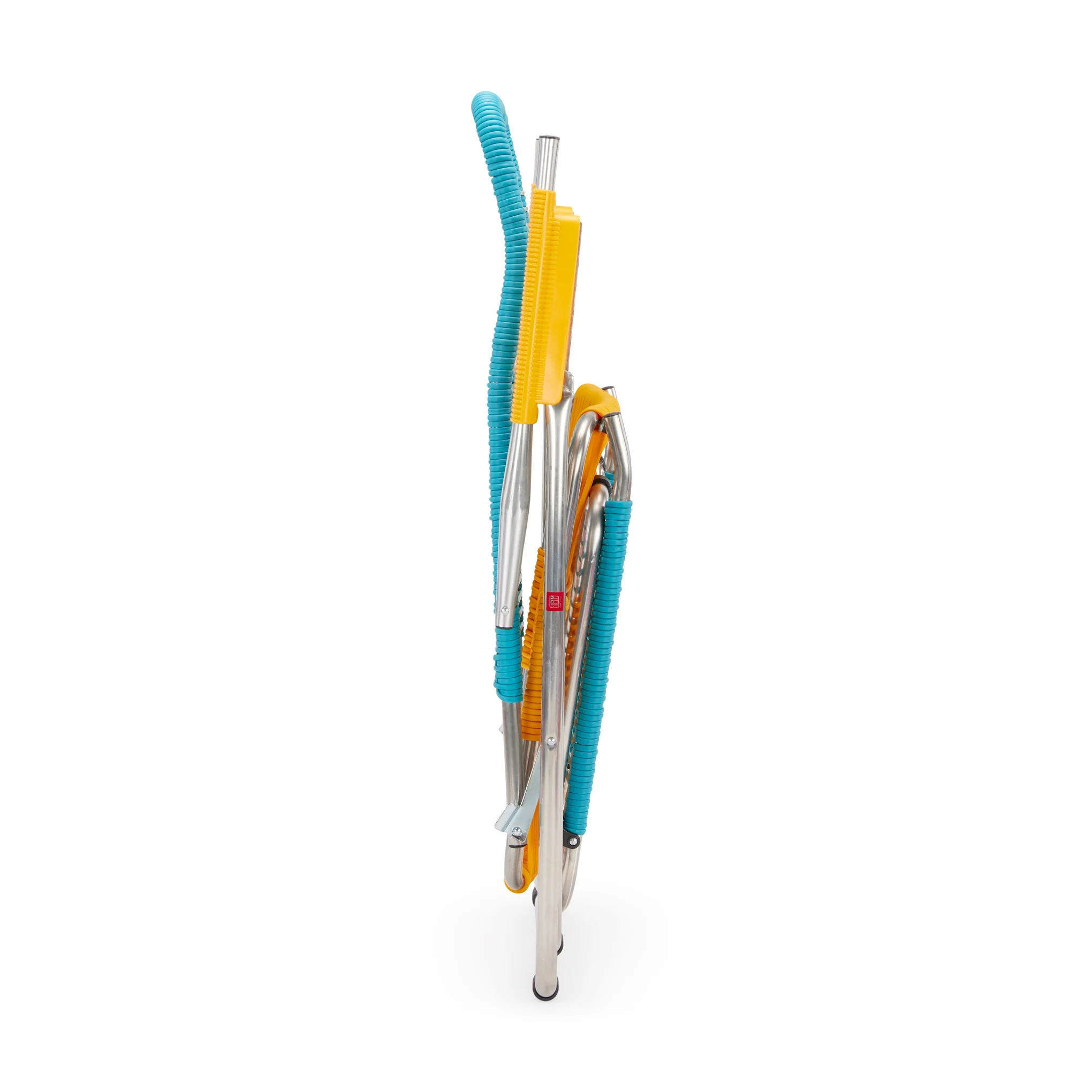 Spaghetti Outdoor Lounge Chair - Teal/ Yellow - Image 8