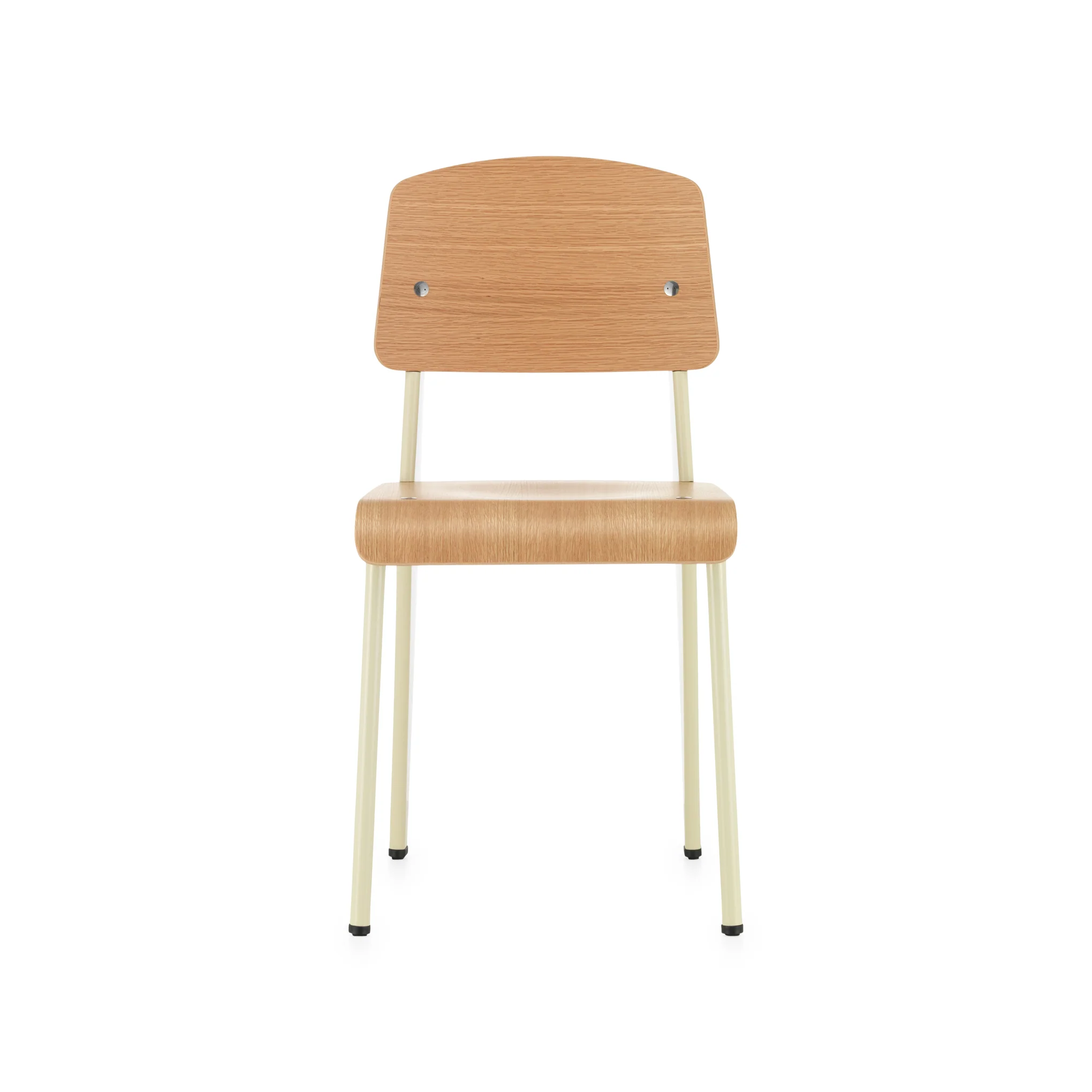 Standard Chair  Black - Oak/ Blanc Colombe - Image 2