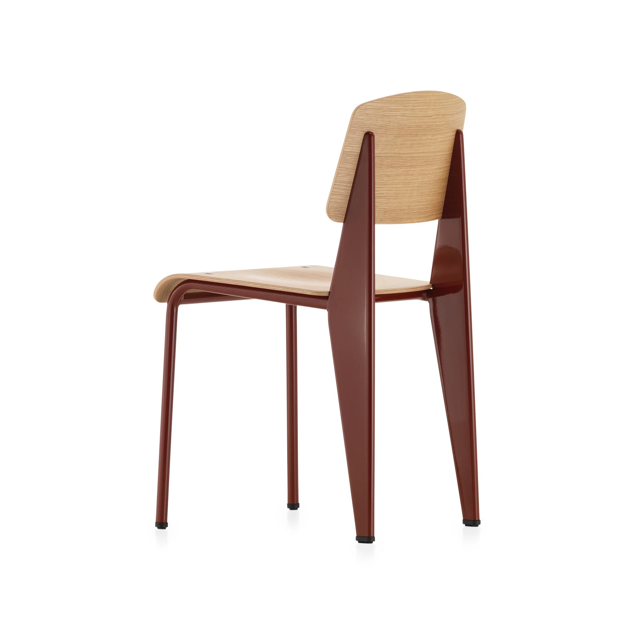 Standard Chair  Black - Oak/ Japanese Red - Image 4