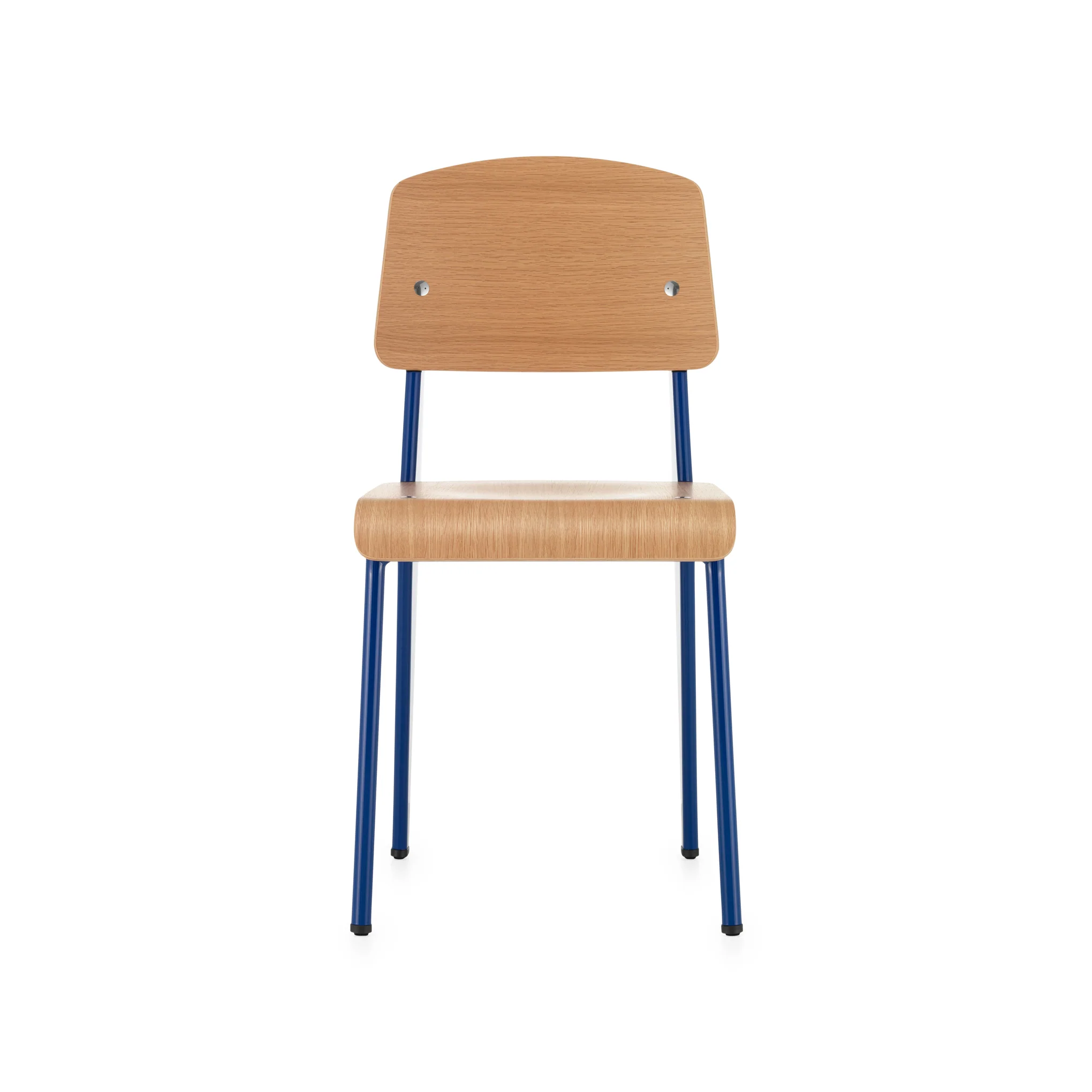 Standard Chair  Black - Oak/ Prouve Blue Marcoule - Image 3