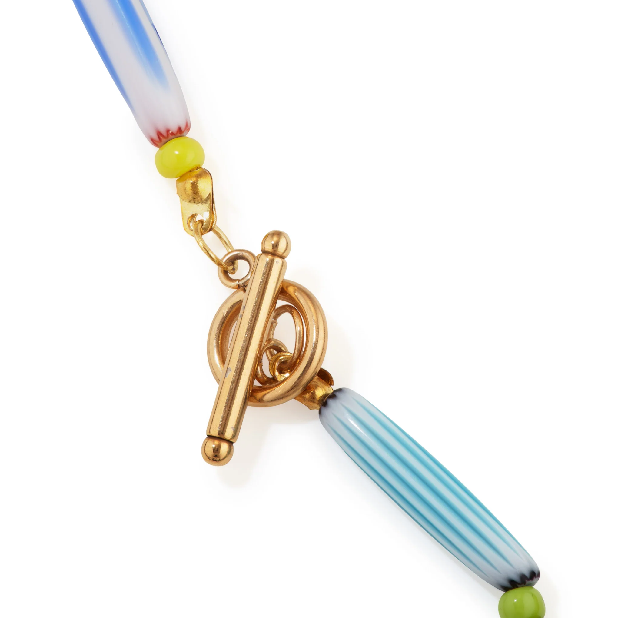 Suplais Recycled Glass Long Beaded Pendant Necklace - Image 4
