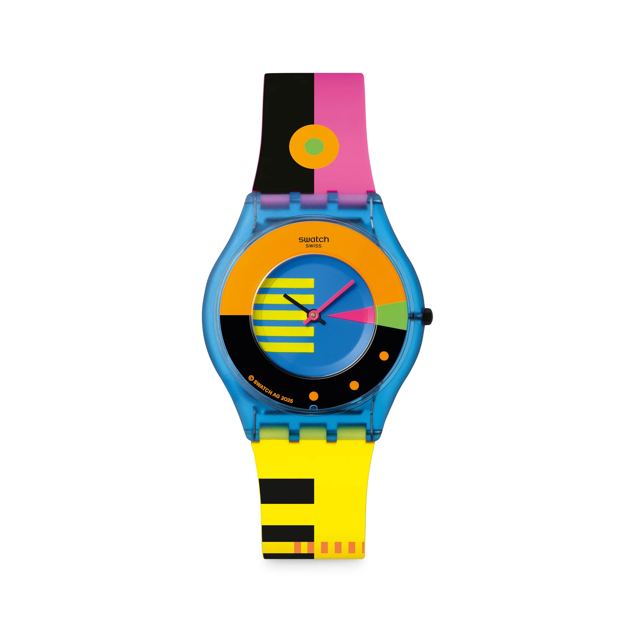 Swatch Neon Flumotions Watch
