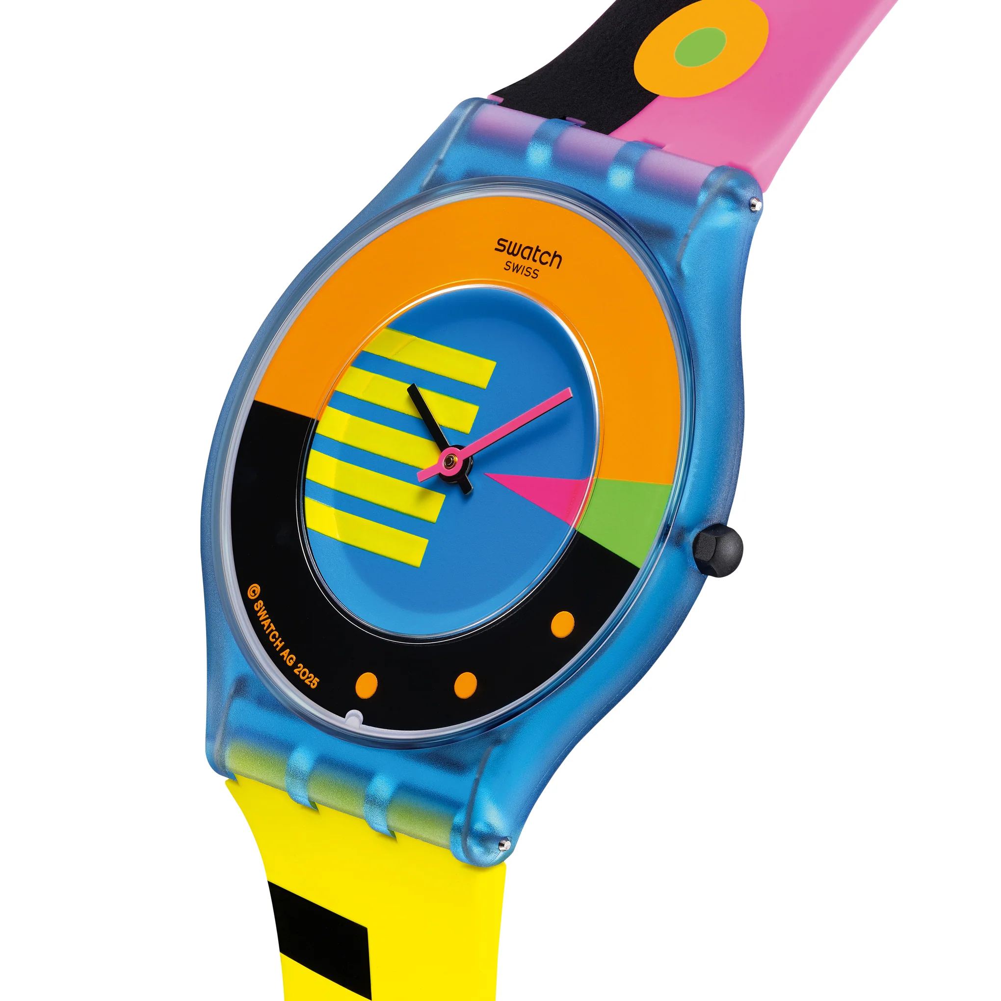 Swatch Neon Flumotions Watch - Image 5