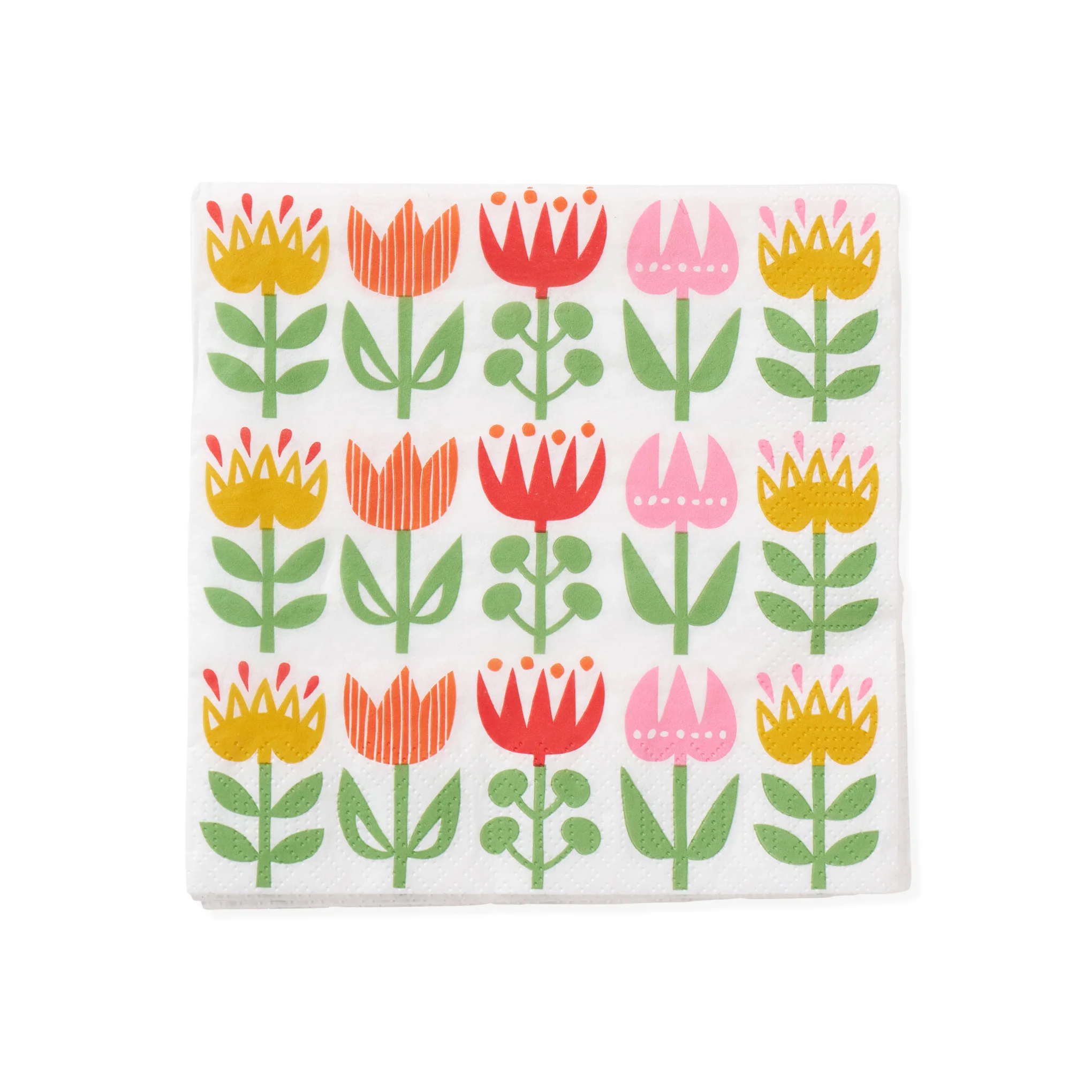 Swedish Tulip Paper Napkins - Set of 20