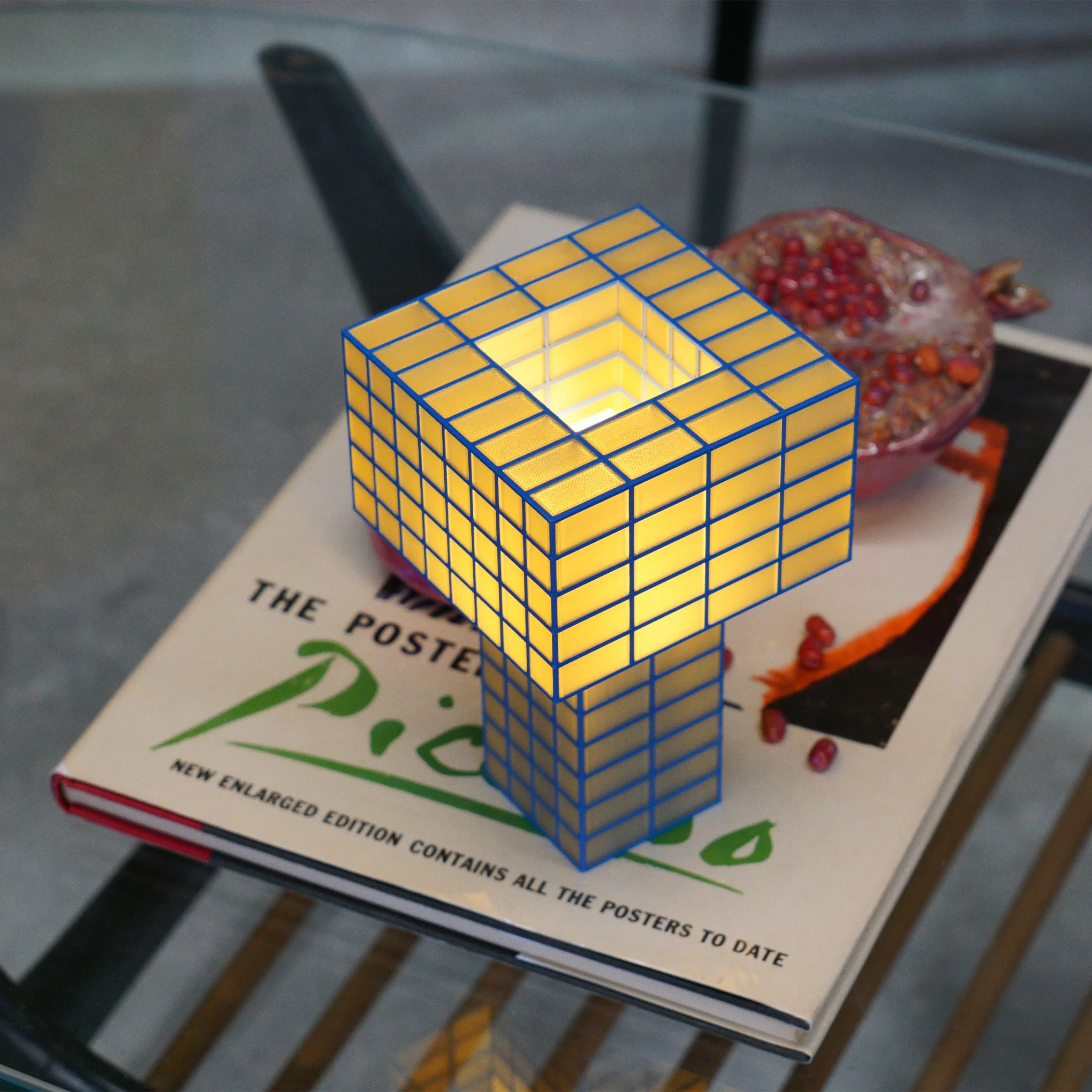 Tesser Portable Lamp - Yellow/ Blue - Image 5