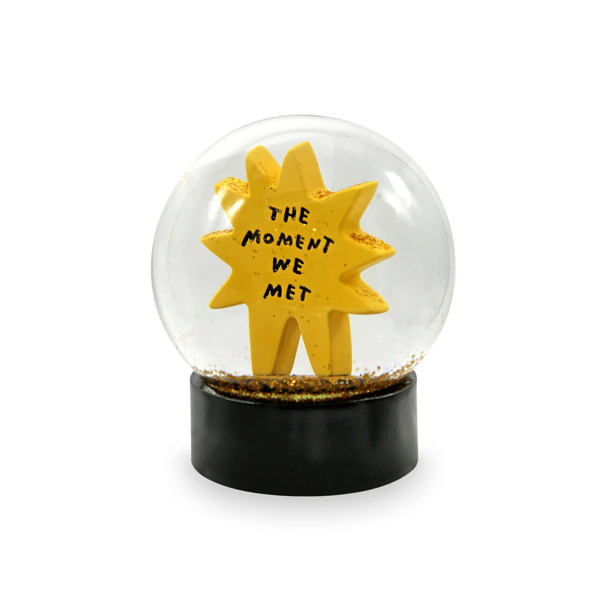 The Moment We Met Snow Globe