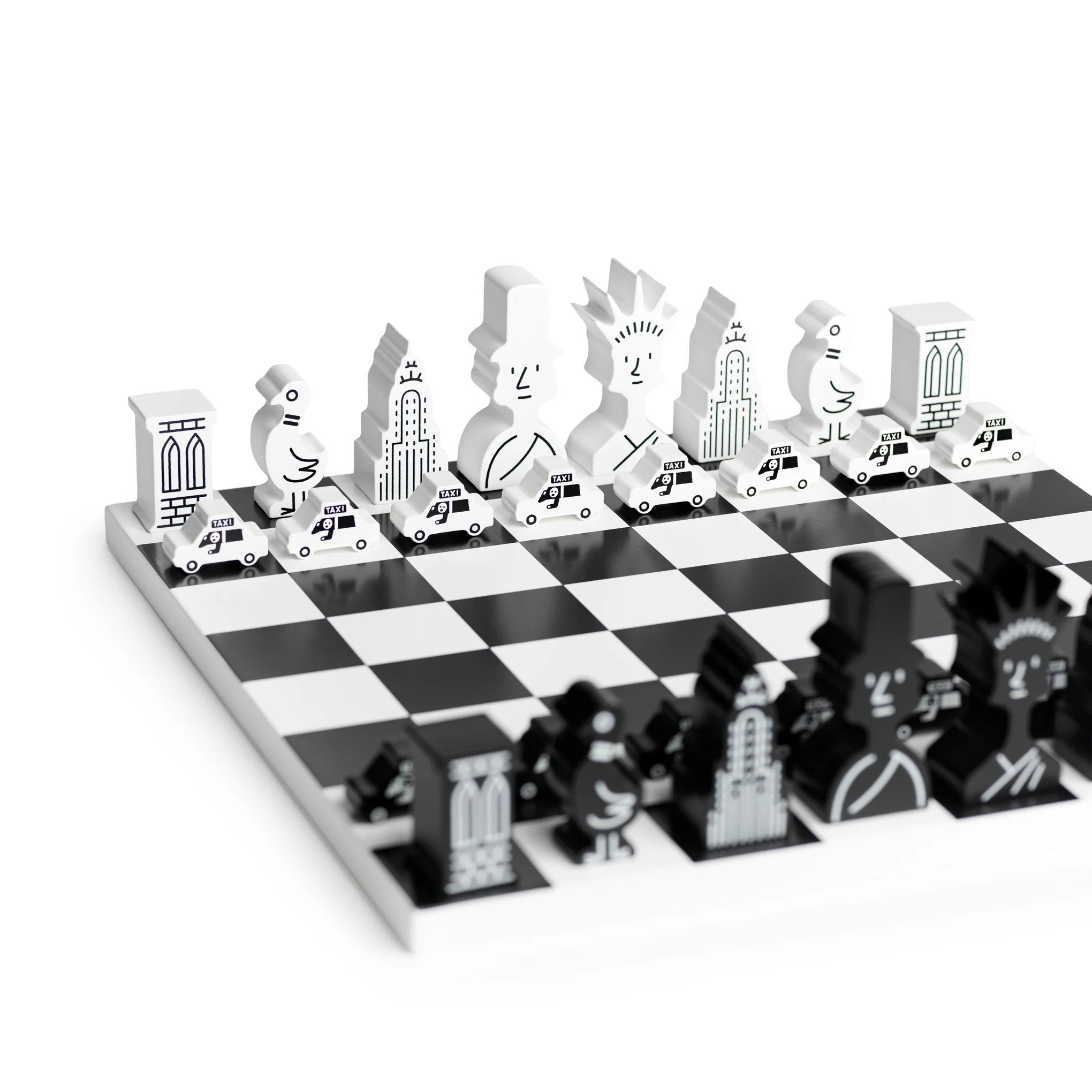 The New Yorker Magazine Chess Set - Image 3