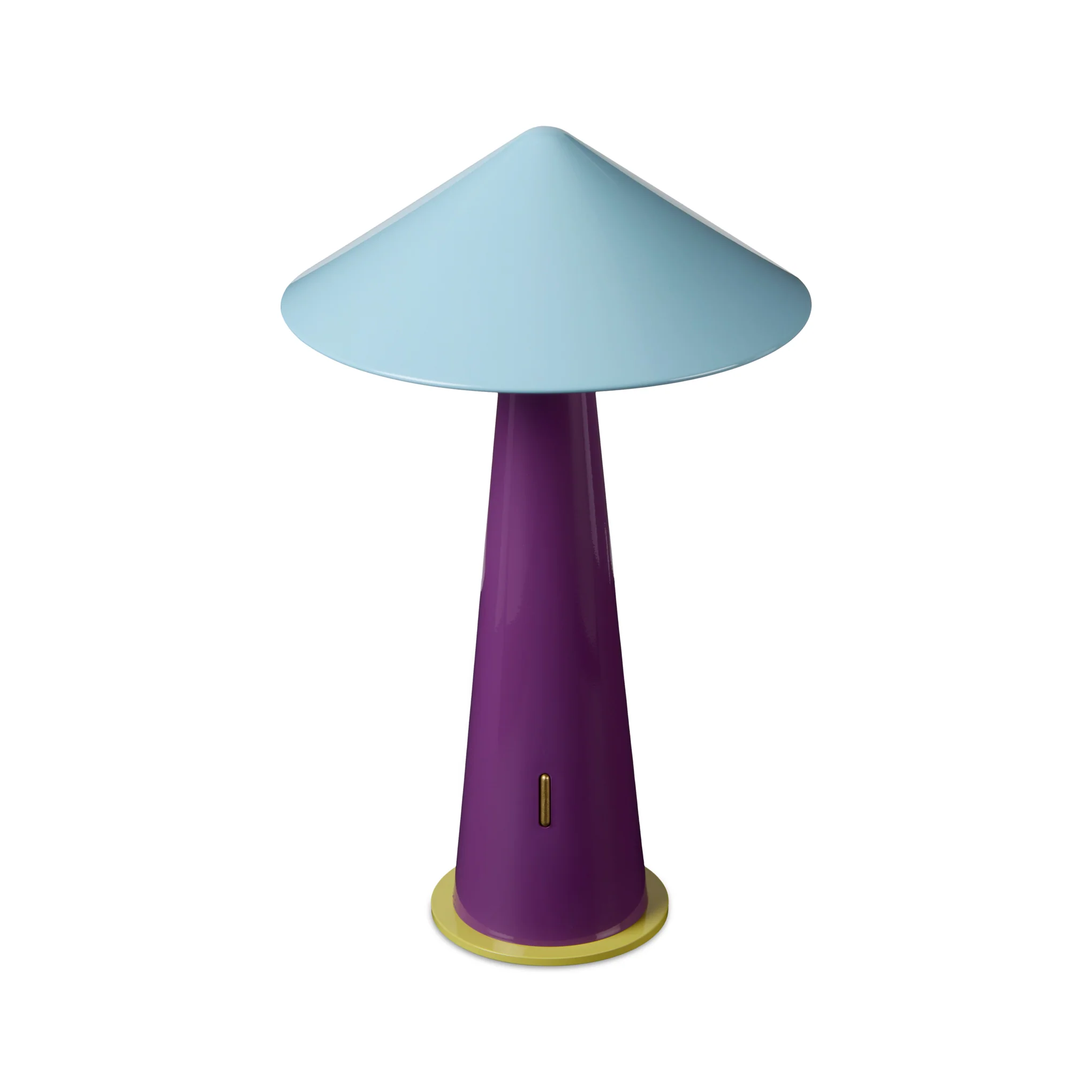 Tipsy Portable Table Lamp - Gray Blue/ Dear Plum - Image 3
