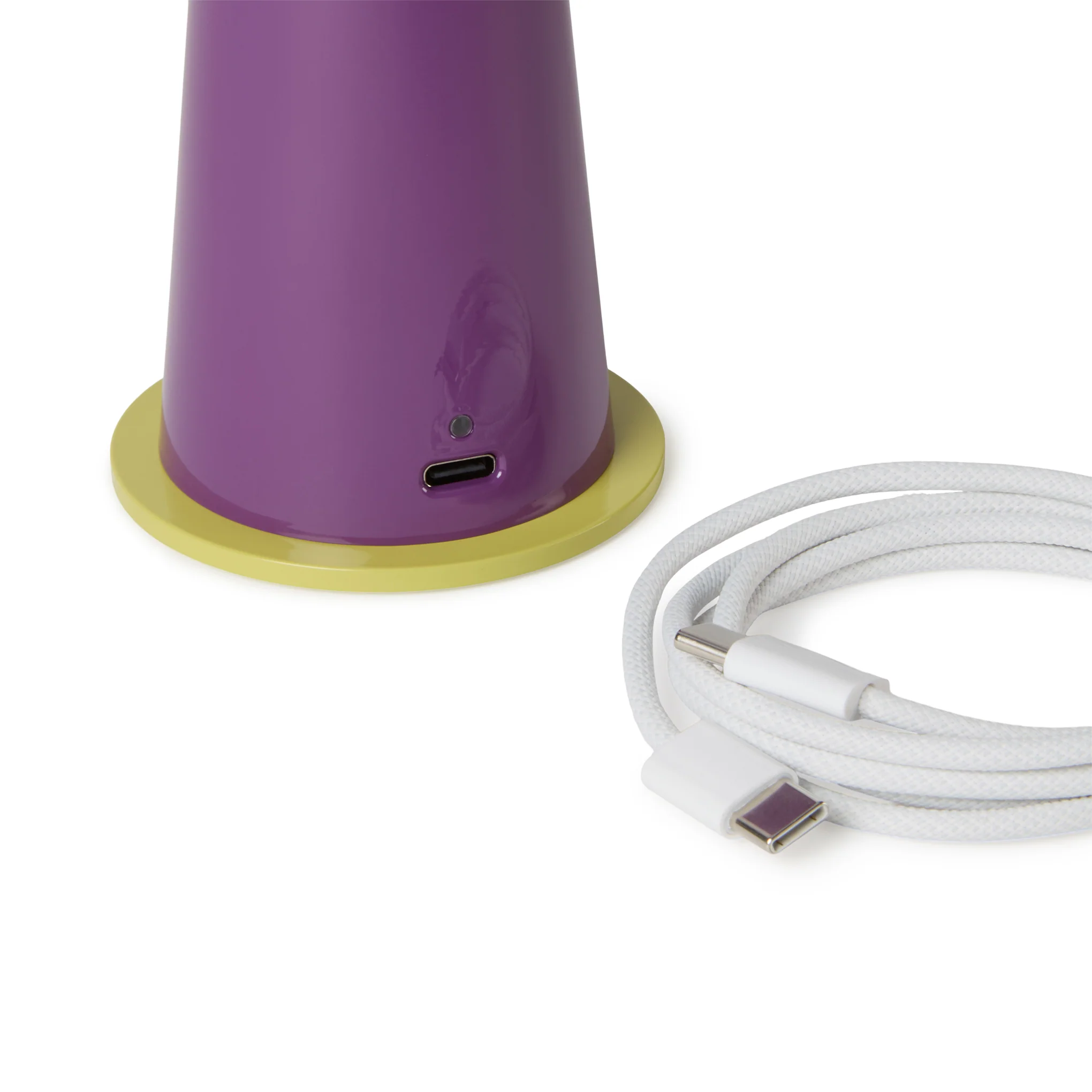 Tipsy Portable Table Lamp - Gray Blue/ Dear Plum - Image 4