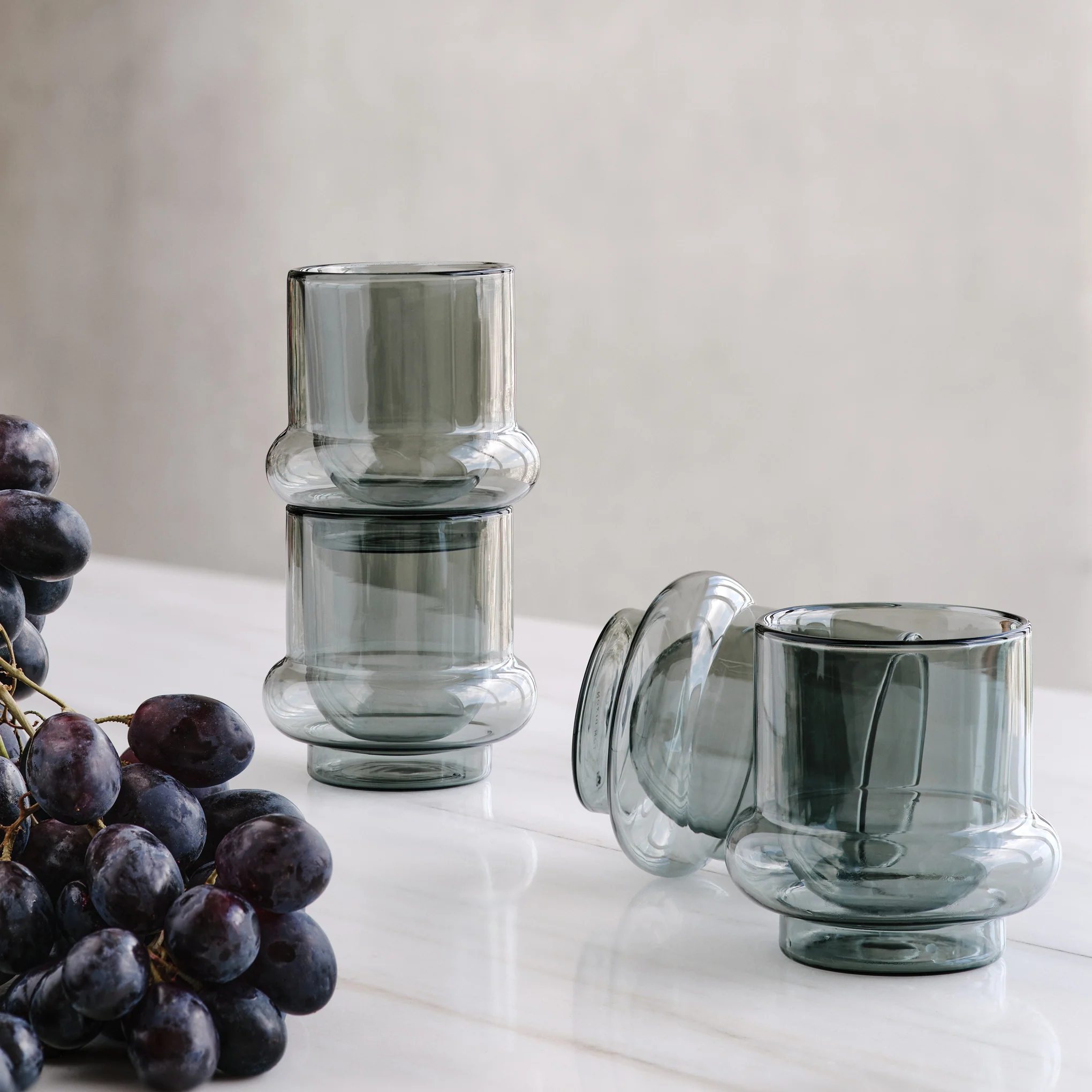 Tom Dixon Bump Insulated Glass Coffee Cups - Set of 2 - Image 2