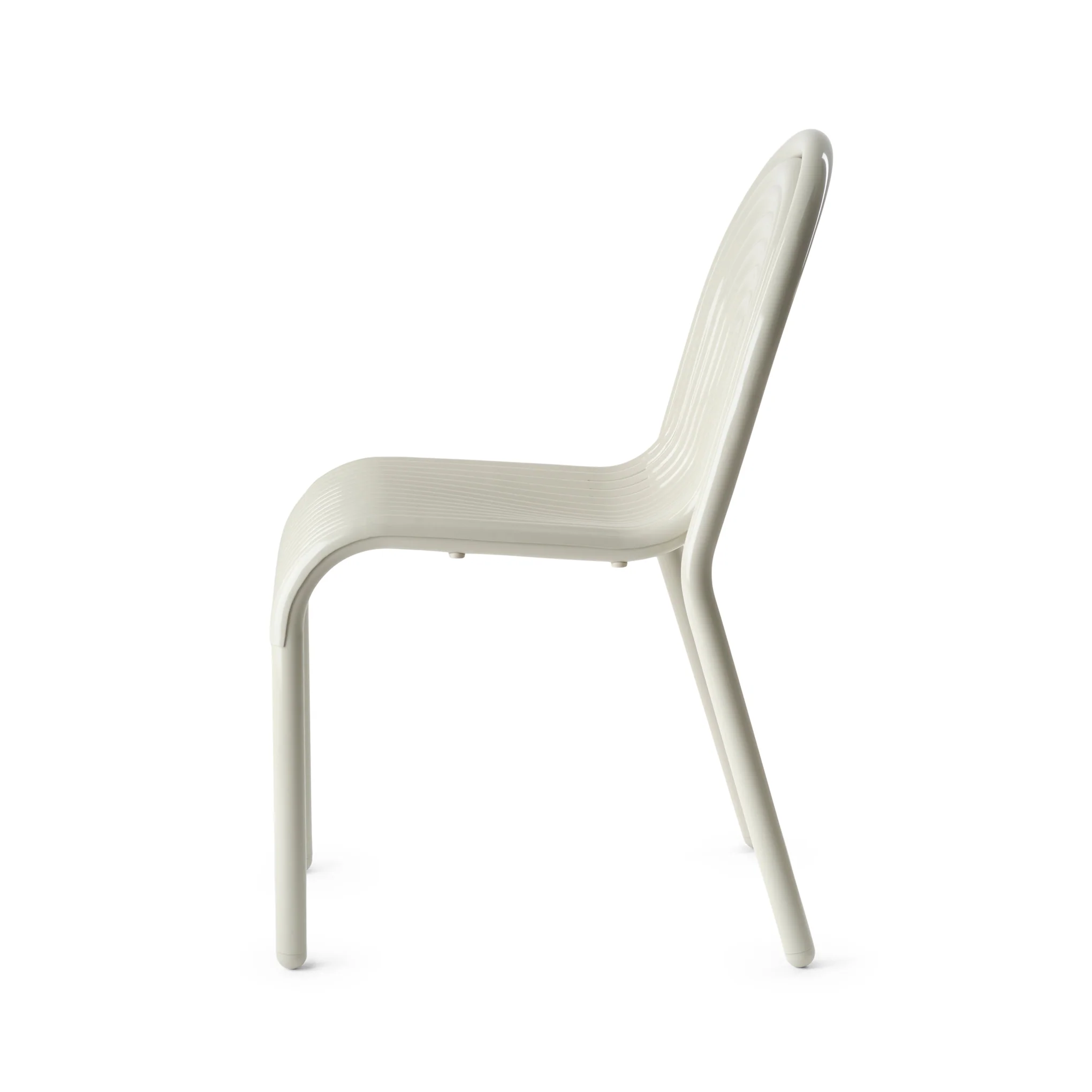 Tom Dixon Groove Outdoor Stacking Side Chair - Putty - Image 4