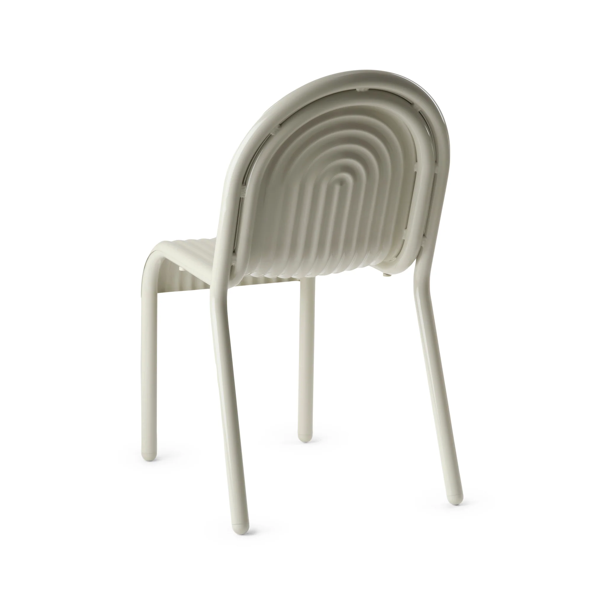 Tom Dixon Groove Outdoor Stacking Side Chair - Putty - Image 5