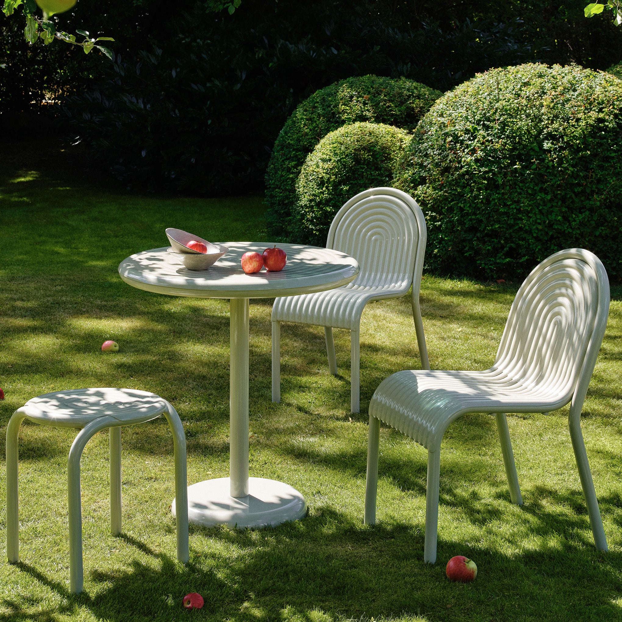 Tom Dixon Groove Outdoor Stacking Side Chair - Putty - Image 6