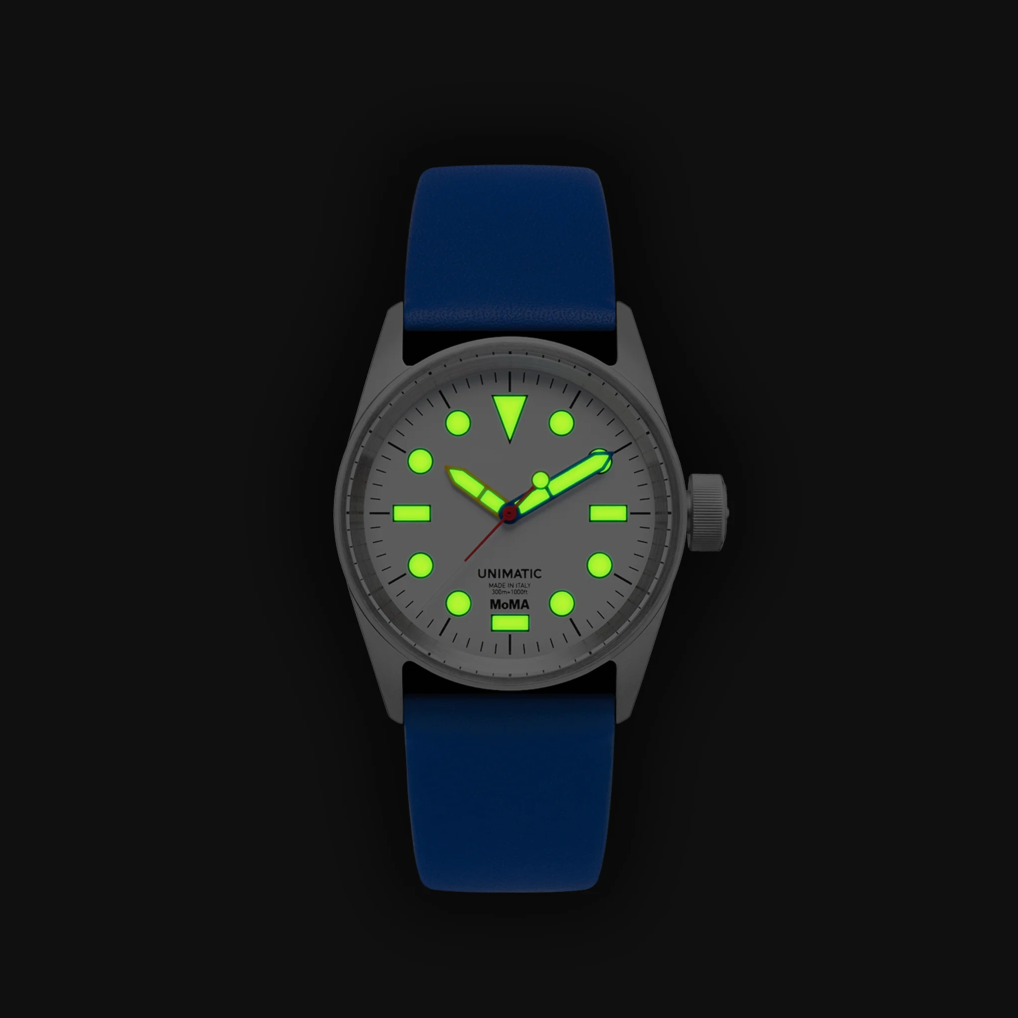 MoMA Unimatic De Stijl Modello Cinque Watch - Blue - Image 4