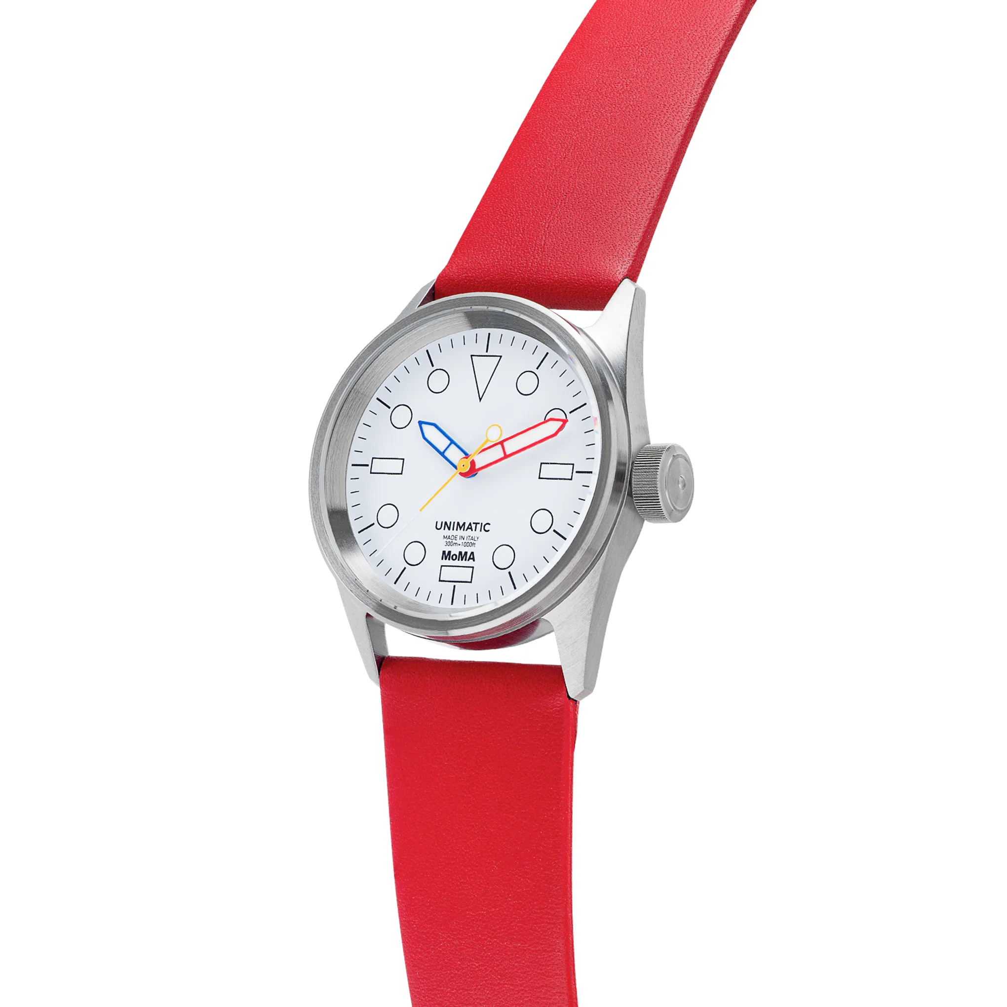 MoMA Unimatic De Stijl Modello Cinque Watch - Red - Image 3