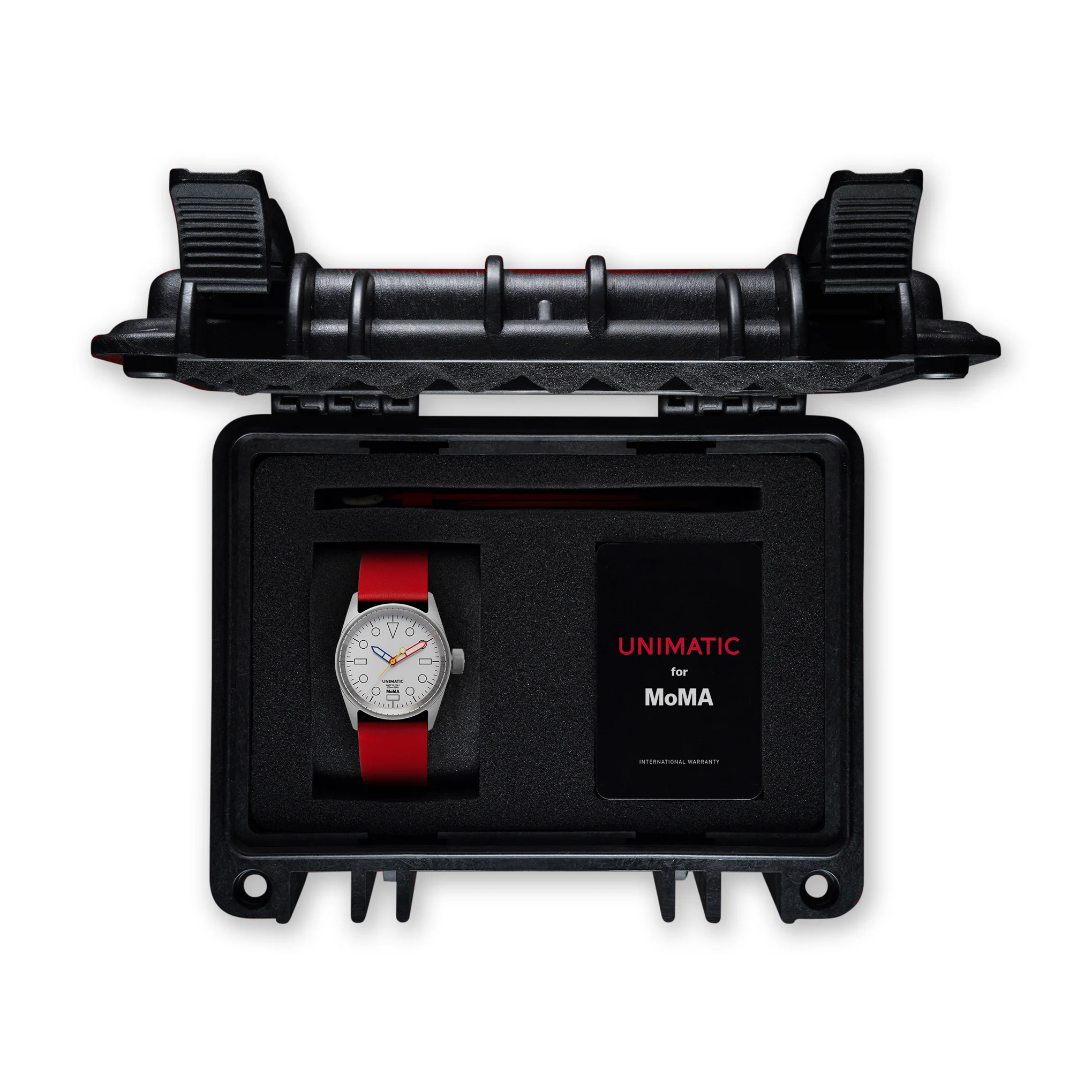 MoMA Unimatic De Stijl Modello Cinque Watch - Red - Image 7