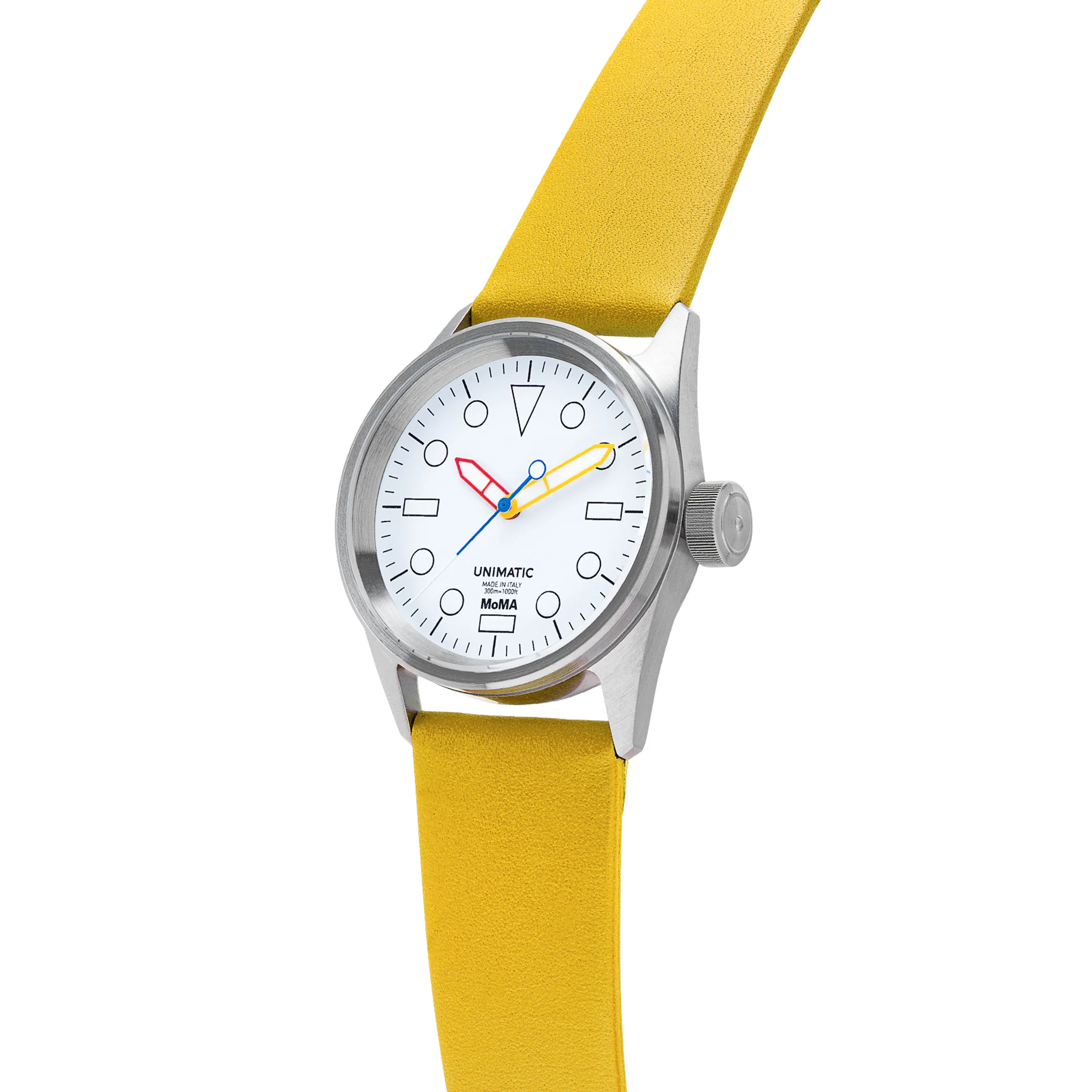 MoMA Unimatic De Stijl Modello Cinque Watch - Yellow - Image 3