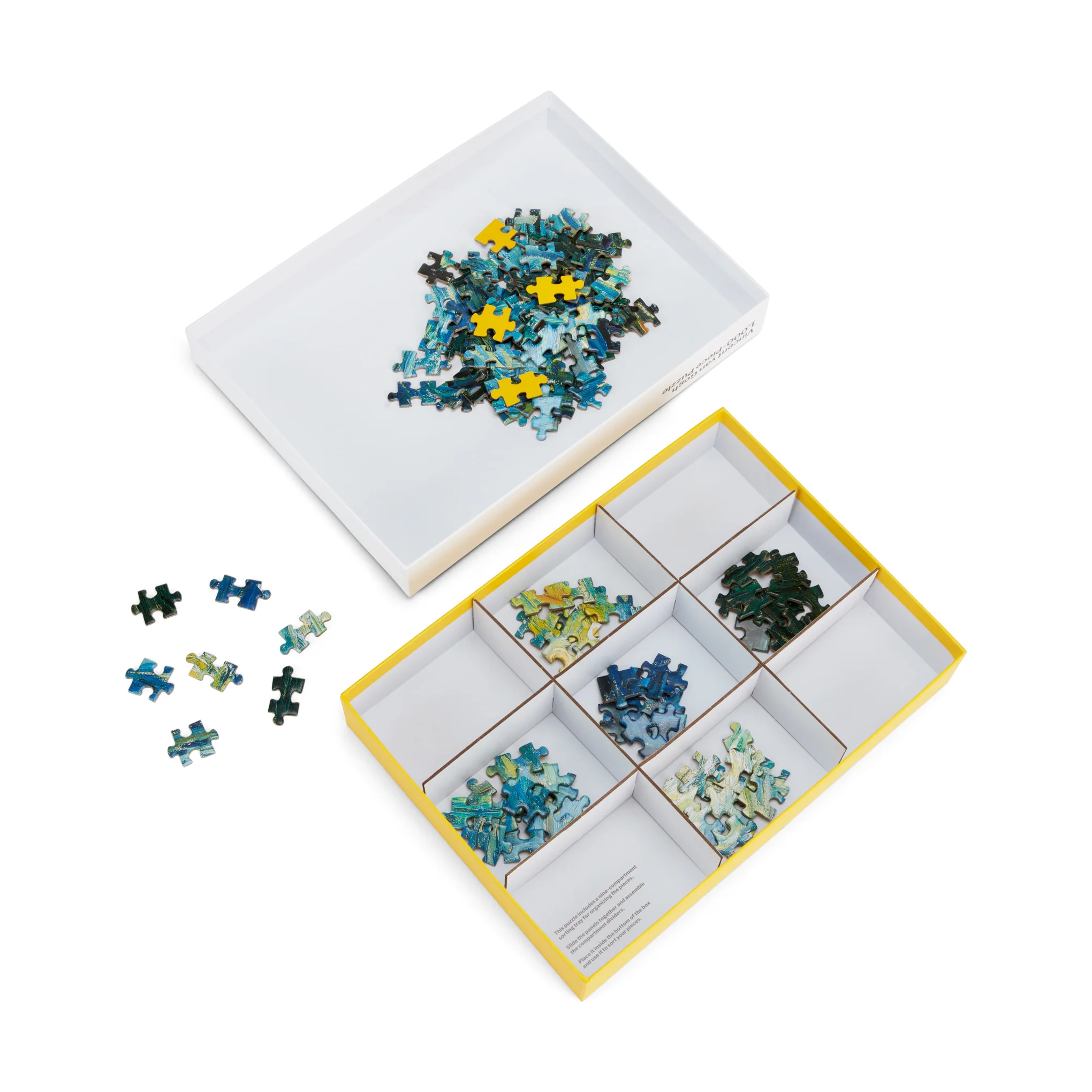 Vincent van Gogh Starry Night Jigsaw Puzzle - 1,000 Pieces - Image 6