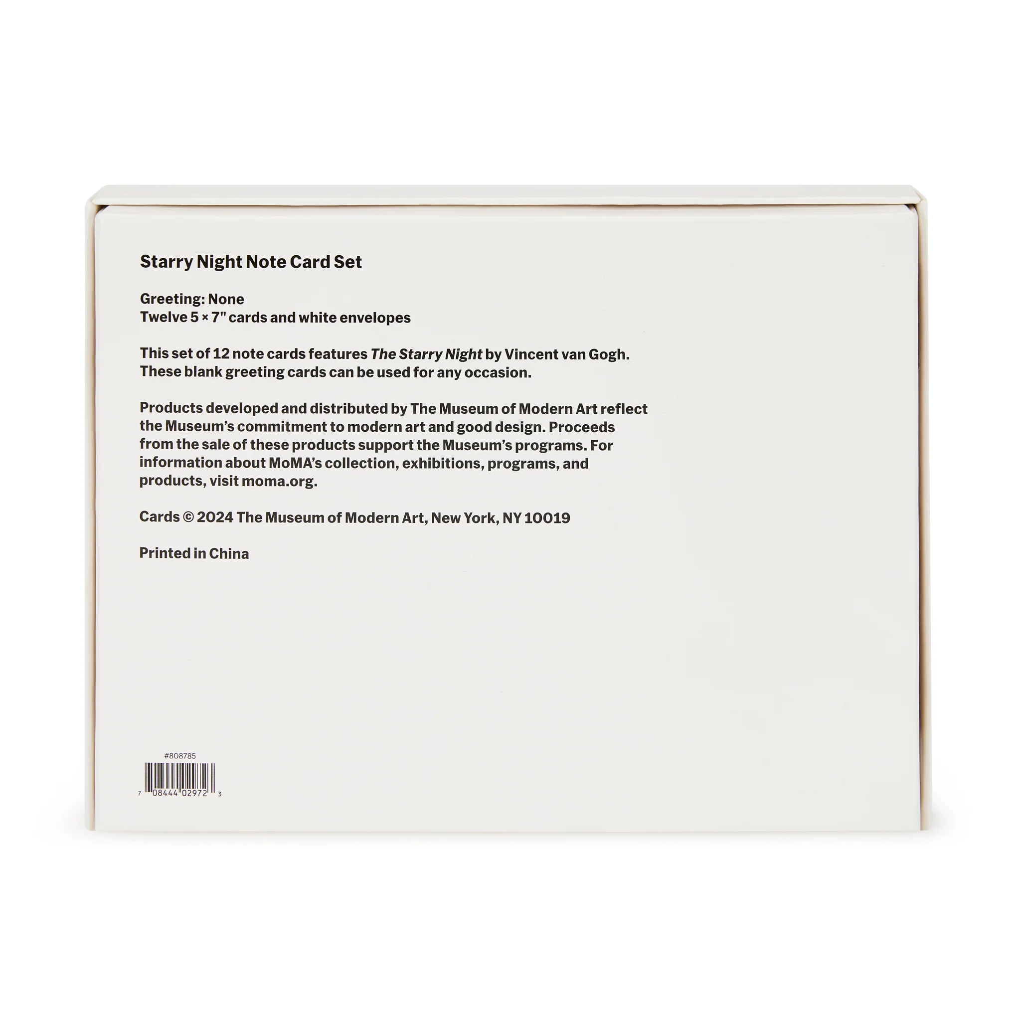 Vincent van Gogh The Starry Night Artist Cards - Set of 8 - Image 6