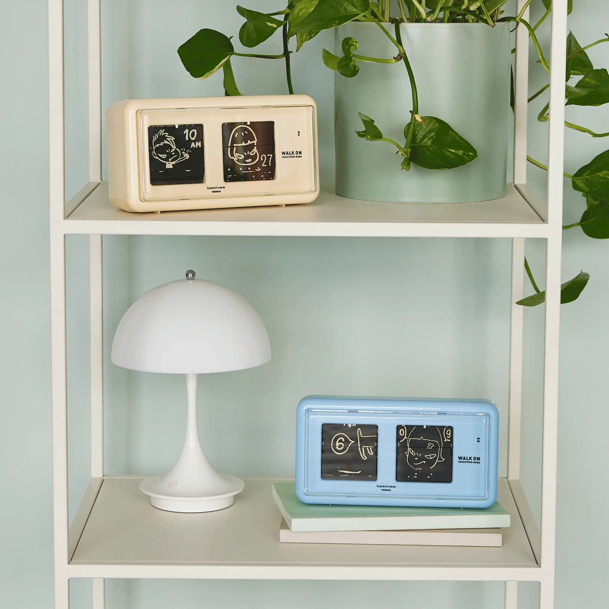 Yoshitomo Nara Walk On Flip Clock - Beige - Image 8